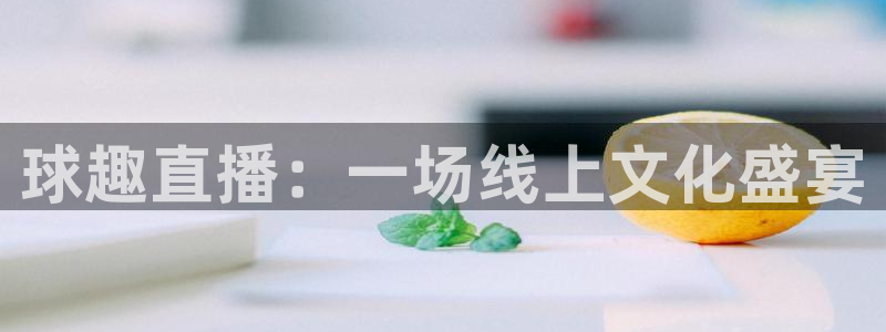 833直播体育：球趣直播：一场线上文化盛宴