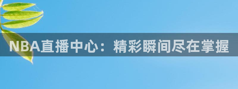 球帝833直播：NBA直播中心：精彩瞬间尽在掌握